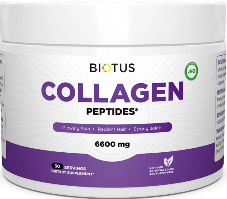 Колаген 1 і 3 тип  Biotus CollagenPeptides 198 г Київ - фото 1