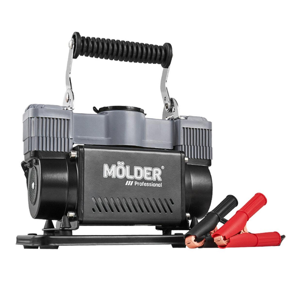 Компресор автомобільний Molder Turbo Air 12В 10Атм 90л/хв із зажимами АКБ Київ - фото 3
