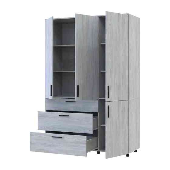 Шафа для одягу Doros Торн Сосна Натті 3 ДСП/3Ш (полиці) 135х51.6х200 (DRS-012080) Львів