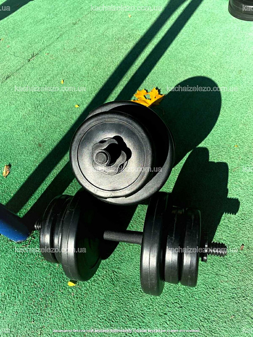 Гантелі набірні 2 по 10 кг з ABS покриттям Гантелі, гирі, штанги та диски бітумні Київ - фото 7