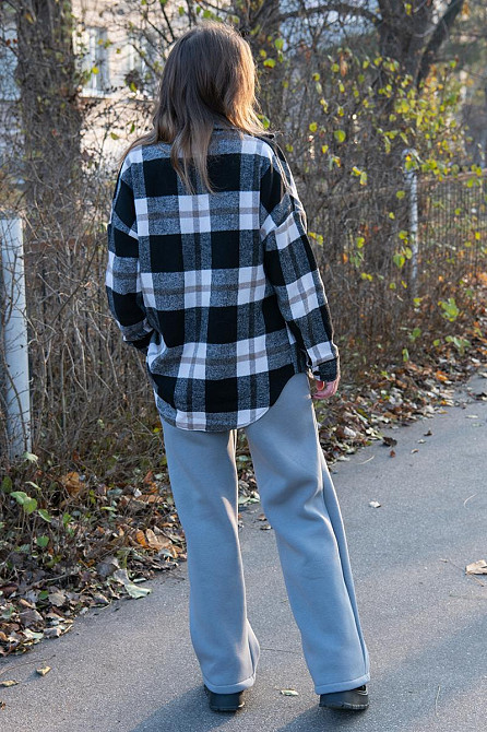 Жіночі штани, теплі тринитка начіс (кавовий, чорний, сірий), топ Київ - фото 2