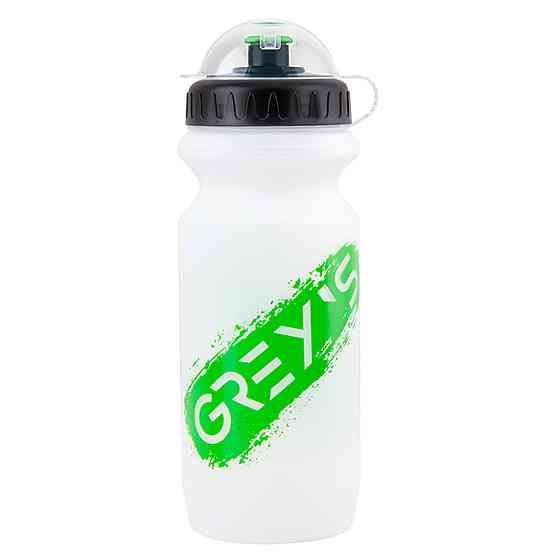 Велосипедна фляга Grey's 600мл прозора з захисним ковпачком GR15640 Київ