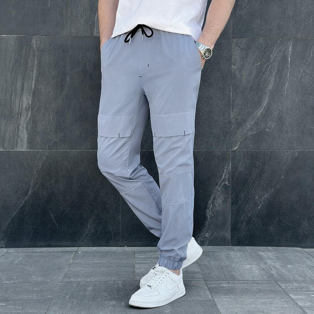 Мужские штаны джоггеры с карманами серые Pobedov Vershyna Киев - изображение 6