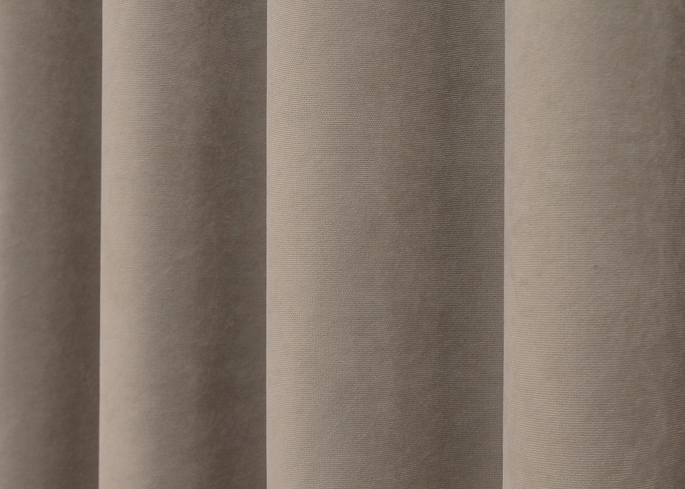 Комплект готовых штор VR-Textil Микровелюр Petek № 1487ш Какао 200х290 см 2 шт (32-461) Киев - изображение 7