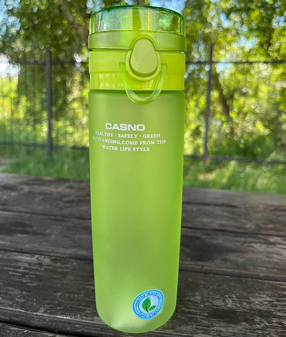 Розпродаж - Пляшка для води CASNO 650 мл KXN-1157 Зелена Кам'янське - фото 3