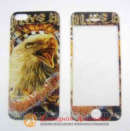 Захисне скло Apple iPhone 5 5s дизайн орел Одеса