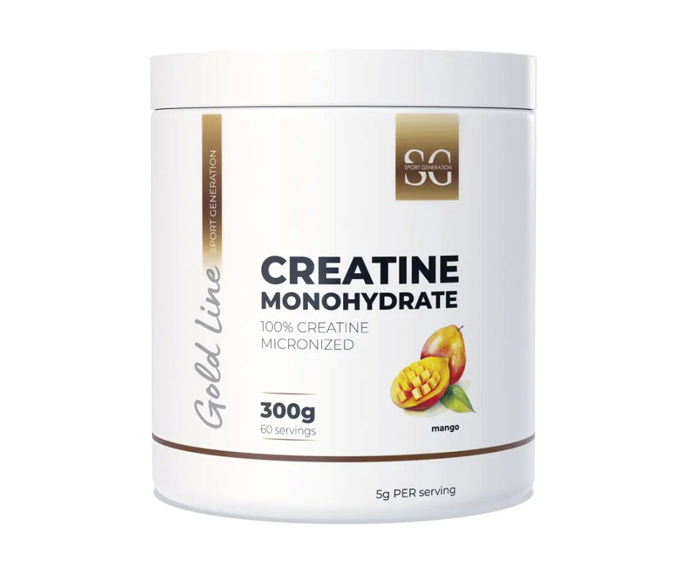 Креатин Sport Generation Gold Line Creatine Monohydrate 300 г, Mango Луцьк - фото 1