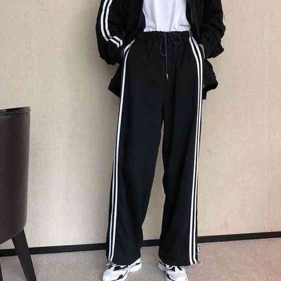 Женский повседневный костюм двойка в спортивном стиле с лампасами двунитка 44/46 Одесса