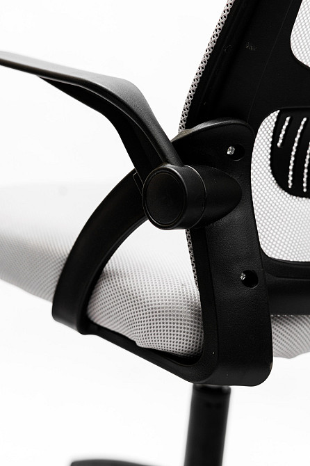Кресло офисное Diego ErgoFlex сетка черно-серое Киев - изображение 6