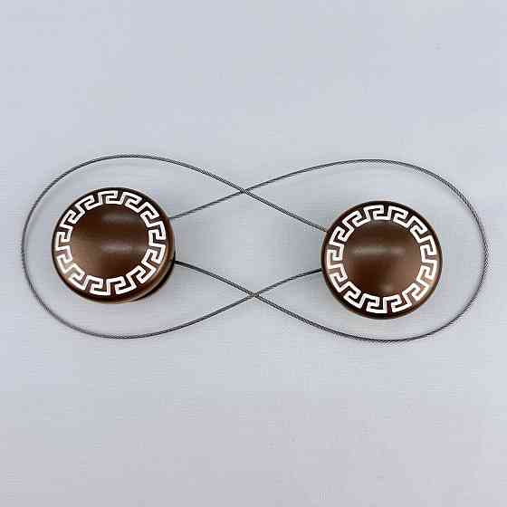 Магниты для штор и гардин Афина 2 шт Коричневый (81-272) Киев