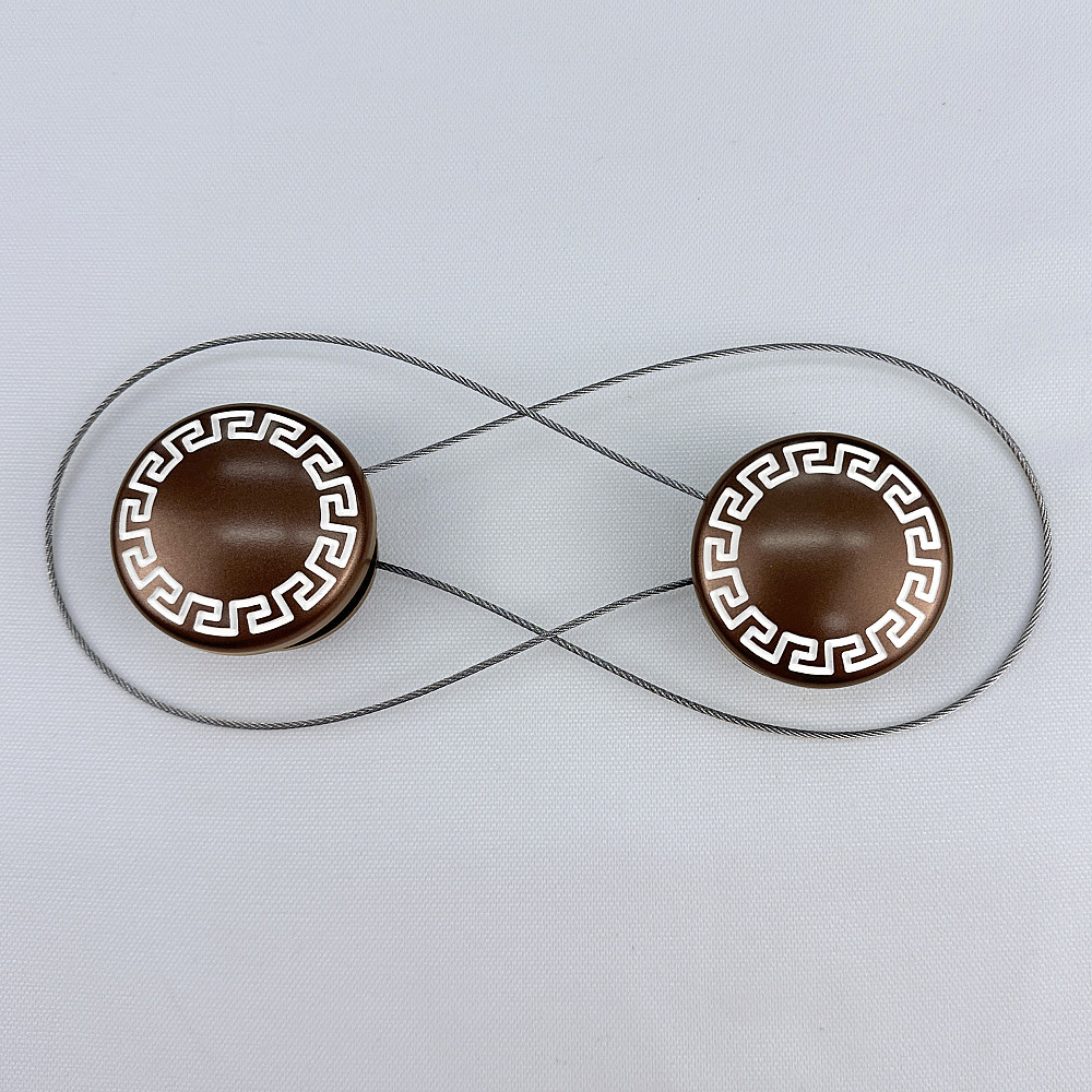 Магниты для штор и гардин Афина 2 шт Коричневый (81-272) Киев - изображение 6