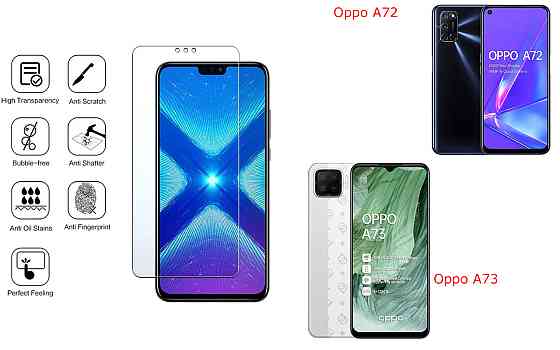 Защитное стекло NeoGlass для Oppo A72, Oppo A73 – ультрапрозрачное и устойчивое Киев