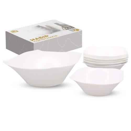 Набір салатників 7 предметів (1,3л*1шт/300мл*6шт) S&T Житомир - изображение 1