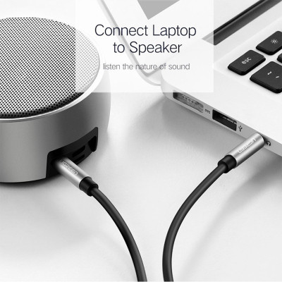 Кабель мультимедійний 3.5mm M to 3.5mm M 0.5m AV119 black Ugreen (10732) Вінниця - фото 7