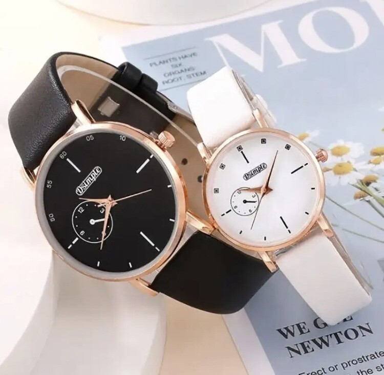 Подарочный набор для мужчин и женщин: 2парные часы с 2 оригин браслетами- диам. 4см, длин 24см, шир. рем. 2см Киев - изображение 3