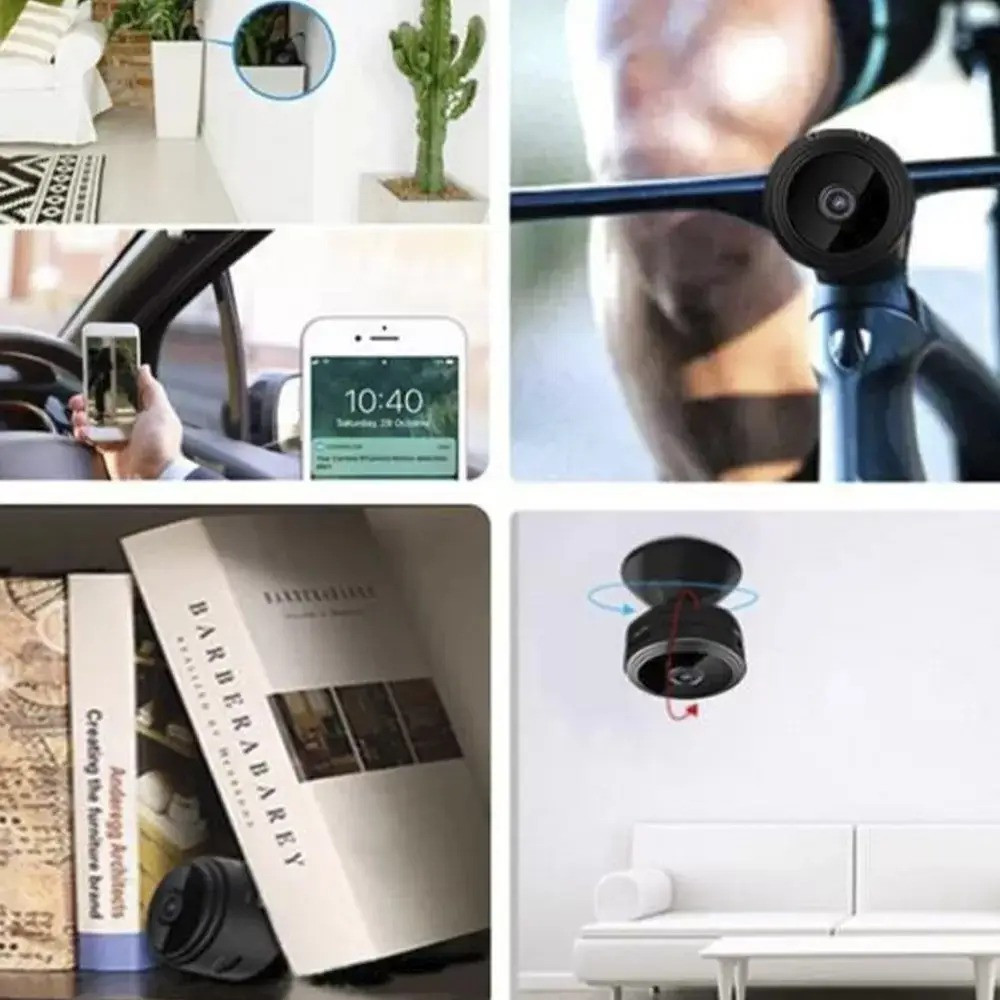 Беспроводная WiFi мини камера видеонаблюдения, FullHD,  A9 / Портативная ip камера видеонаблюдения Киев - изображение 2