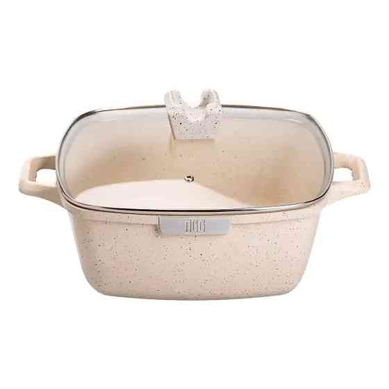 MGC Набір з 3 квадратних каструль, 20, 24, 28 см, алюміній, товсте дно MGC HP-4-403 Київ