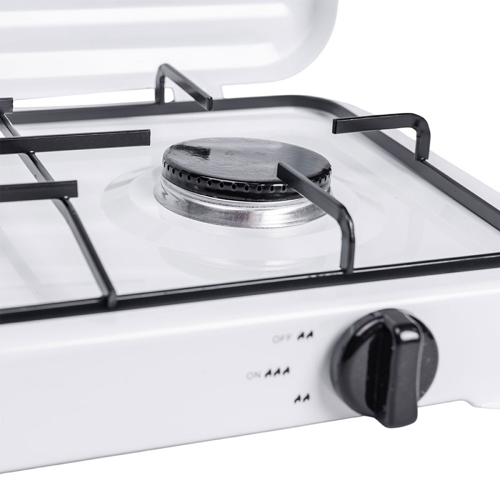 Настільна газова плита на 2 конфорки міні газова плита для балонного газу Біла Sokany SK-6002W Коломыя - изображение 6