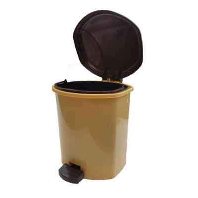 Контейнер для сміття Горизонт З педаллю Бежевий 15 л (гор-02063/беж) Вінниця