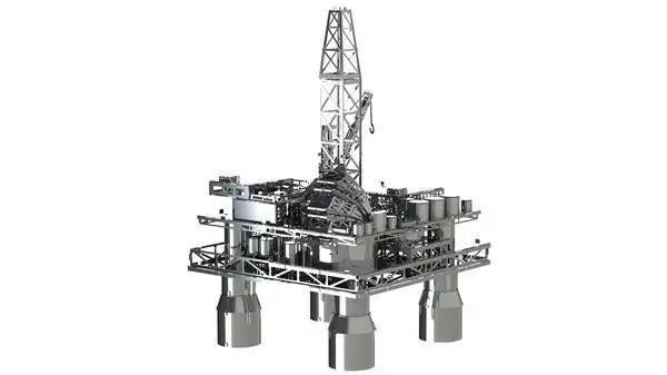 Колекційна модель-конструктор Metal Time Treasure Finder Нафтова платформа механічна (MT008) Харків - фото 5