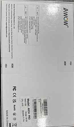 Mini PC AWOW AK34 Pro Intel J4105 8GB/128GB SSD Wi-Fi WIN10 PRO. Харьков
