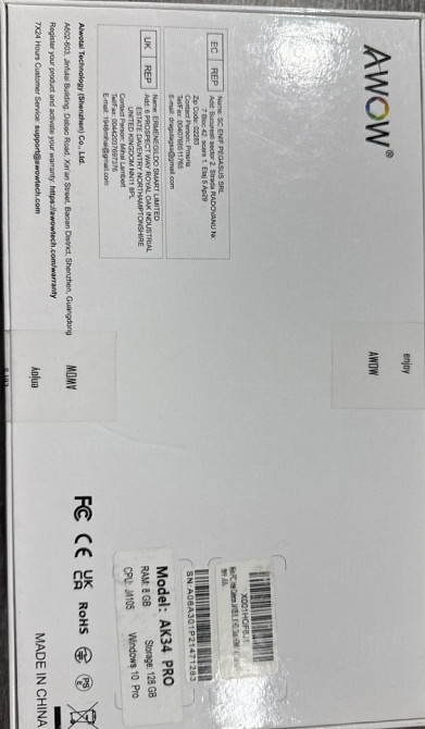 Mini PC AWOW AK34 Pro Intel J4105 8GB/128GB SSD Wi-Fi WIN10 PRO. Харьков - изображение 3