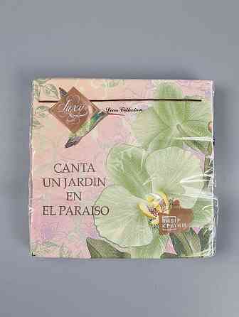 Серветки паперові (ЗЗЗХЗ, 18 шт.) "Колібрі в саду орхідей Luxy (1 пачка) Харків