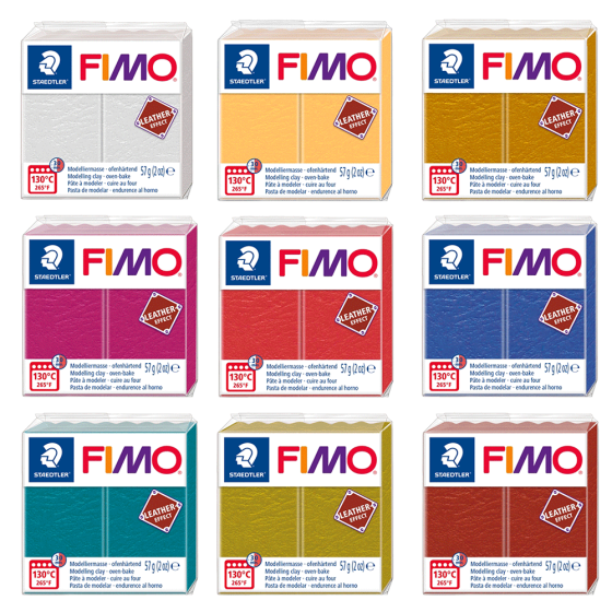 Пластика Leather-effect 57 г Fimo Київ