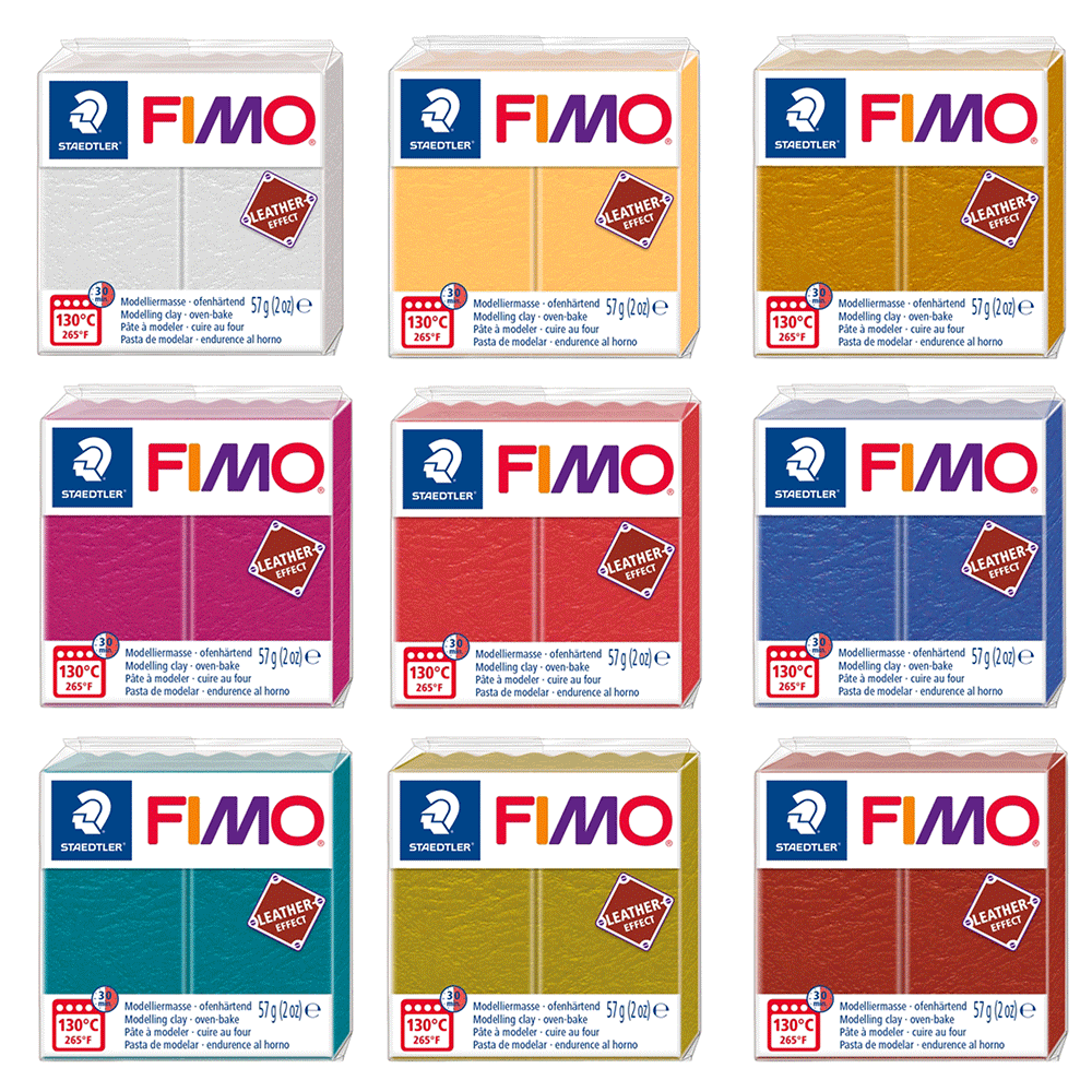 Пластика Leather-effect 57 г Fimo Київ - фото 1