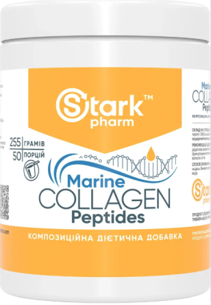 Колаген морской рыбный Stark Pharm Marine Collagen Peptides 255г Київ