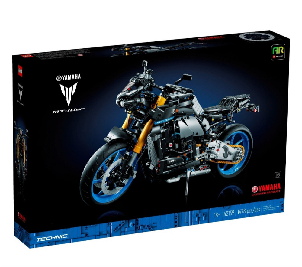 Конструктор Technic Yamaha MT-10 SP 1478 елементів (42159) в масштабе 1:14 мотоцикл ямаха Київ - фото 2