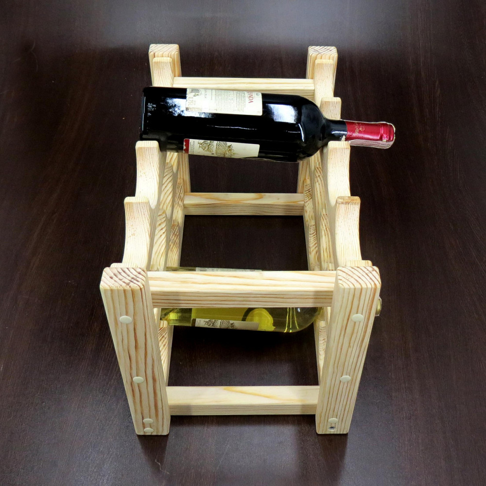 Настольная винная полка 