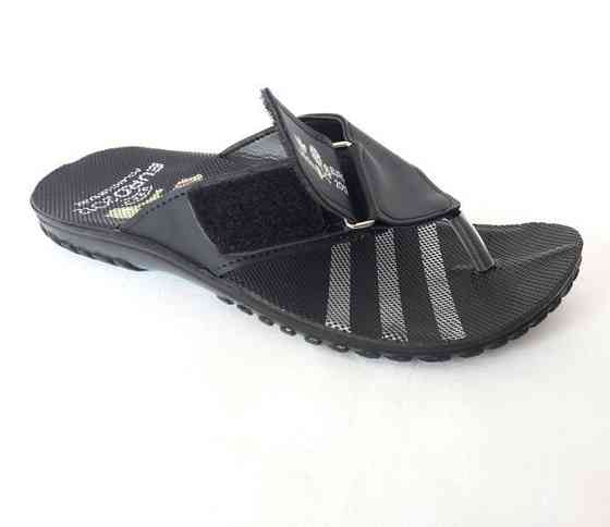 Чоловічі Шльопанці Тапочки Adidas Сланці В'єтнамки Адідас Чорні (розміри: 44) Дніпро