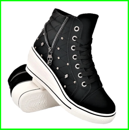 Жіночі Снікери Кросівки на Танкетці Чорні Сліпони Мокасини на Платформі (розміри: 37,38) Дніпро