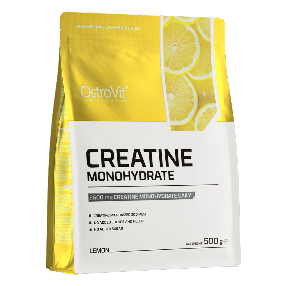 Креатин моногидрат, Creatine Monohydrate, OstroVit, 2600 мг, 500 г лимон Киев - изображение 1