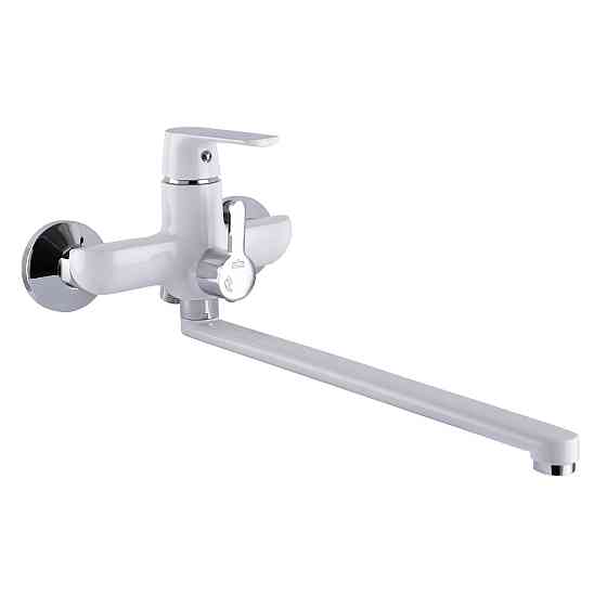 Змішувач для ванної Globus Lux Laguna GLA-0208-7-WHITE EURO Тернопіль