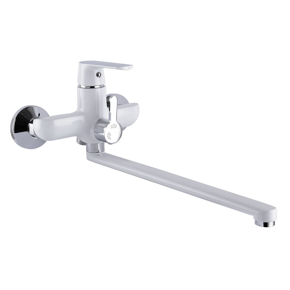 Змішувач для ванної Globus Lux Laguna GLA-0208-7-WHITE EURO Тернополь - изображение 1