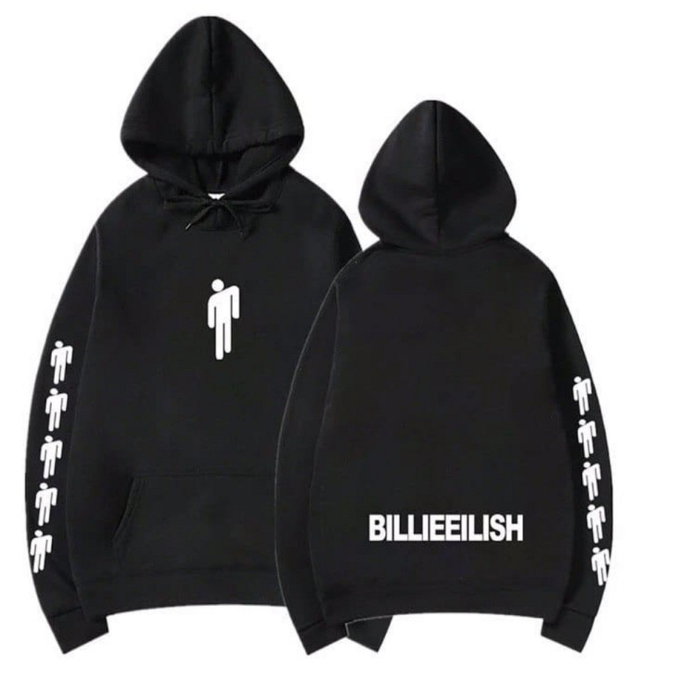 Чорна жіноча толстовка з принтом BILLIE EILISH Чернівці - фото 1