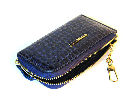 Ключниця жіноча шкіряна синя Dr. Бонд Київ - фото 1