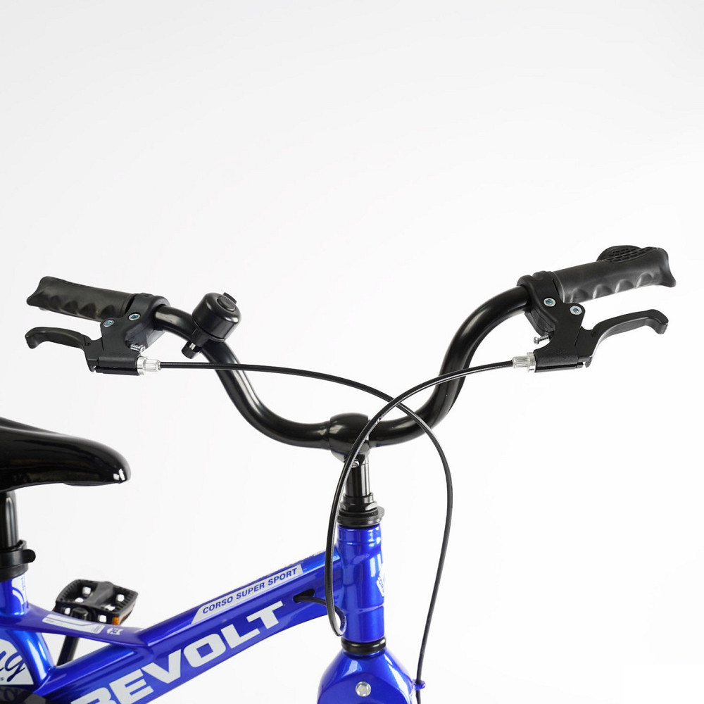 Велосипед Corso REVOLT двоколісний 14 дюймів із додатковими колесами Синій (MG-14015) Чернігів - фото 4