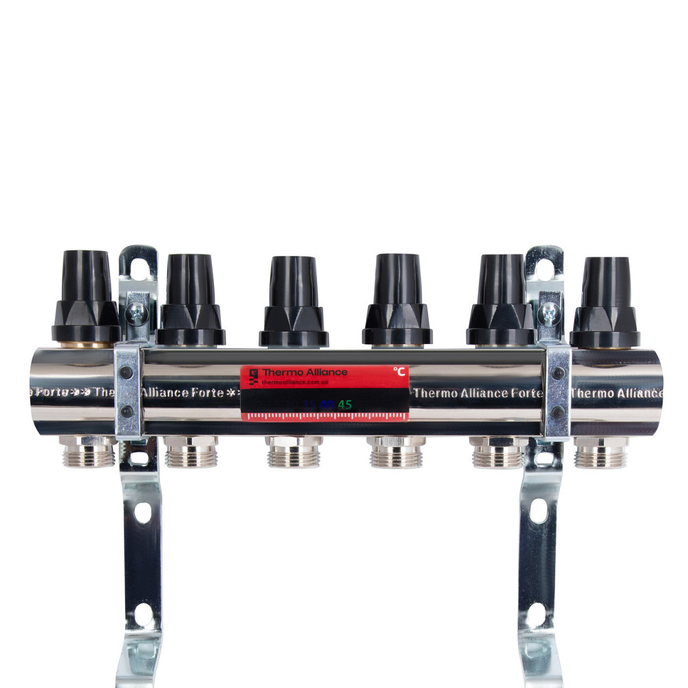 Комплект наклеек с термометром Standart для коллектора (красная+синяя) TAS342RB Thermo Alliance Киев - изображение 4