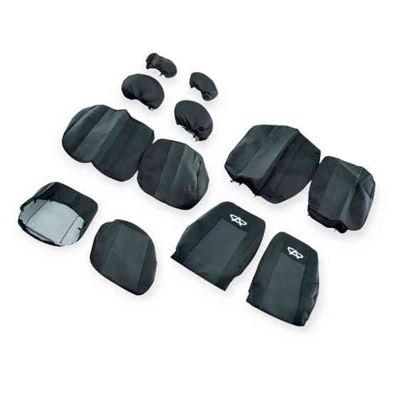 Чехлы салона автомобиль Чери amulet 2003-2012 седан раздельная «ткань» серые Мукачево