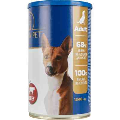 Консервы для собак PREMIUM PET Кусочки в соусе с телятиной 1.240 г (4820255192277) Винница