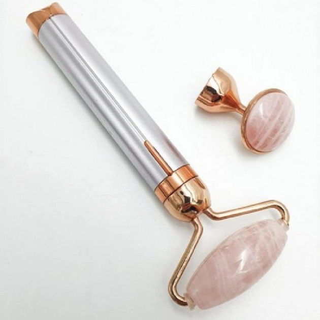 Масажер ролик електричний для особи Facial Roller Massager. Колір бежевий YI-94 Івано-Франківськ - фото 6