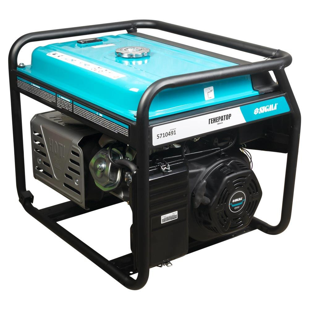 Генератор бензиновий 230 В 6.0/6.5 кВт 4-тактний електрозапуск SIGMA (5710491) Київ - фото 6