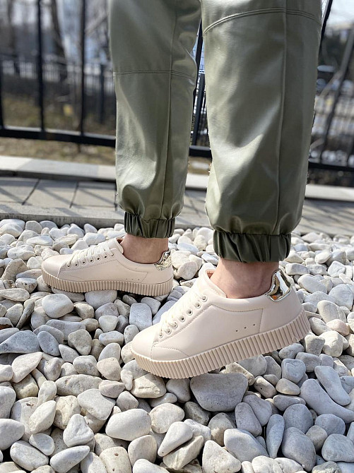 Vices Кросівки жіночі VICES 7170-14 бежеві (весна-осінь, еко-шкіра) (1473) 37р.38р.39р.40р. Коломыя - изображение 6