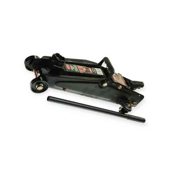 Домкрат гидравлический подкатной 2,5 т, 135-387 мм (коробка) с резиновой накладкой Rock FORCE Мукачево