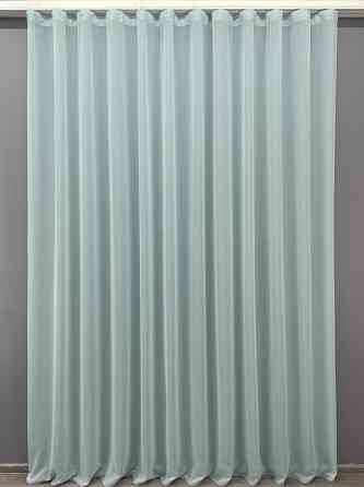 Тюль VR-Textil 1311т Мікро-льон Блакитний 300х270 см (43-092) Київ