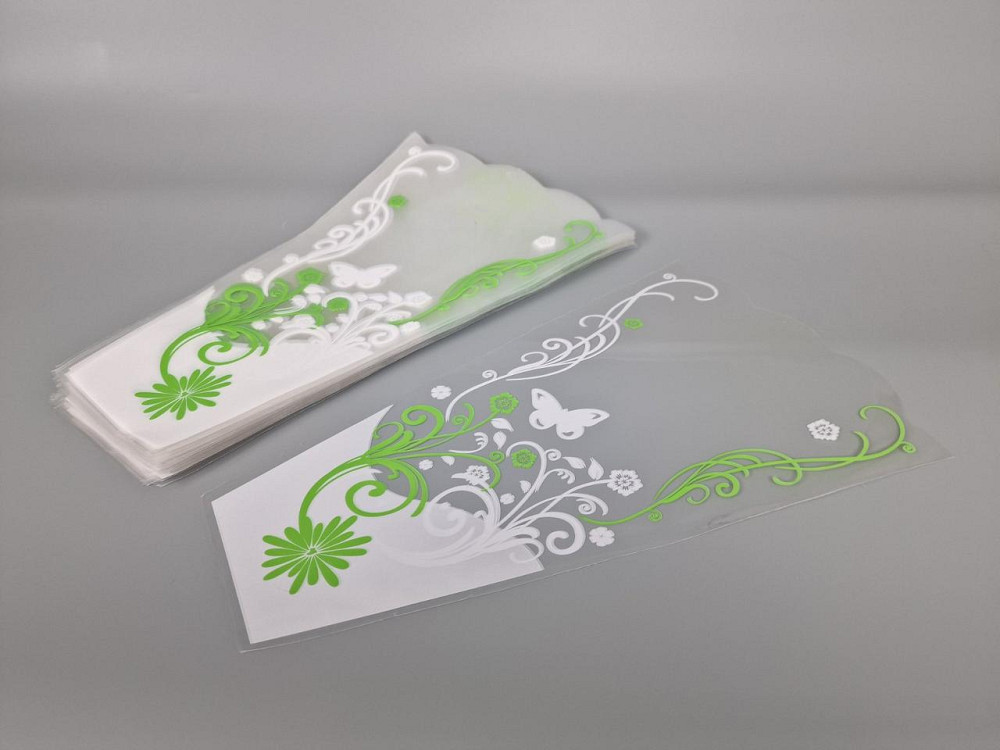 Упаковка конус под цветы h40/10низ/25верх салатовый (100 шт) 176 (4) (100 шт) Харьков - изображение 1