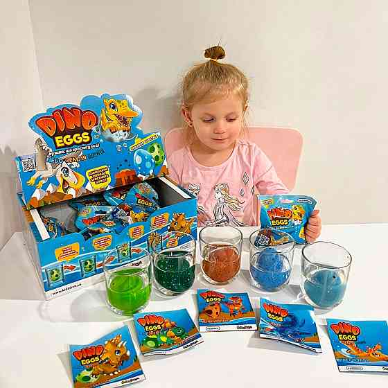 Іграшка, що зростає, в яйці «Dino Eggs» - Динозаври неба, землі, моря Днепр